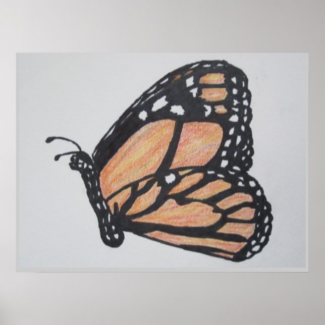 Monarch Butterfly Poster (Framsidan)