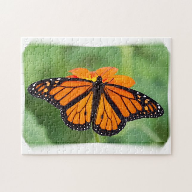 Monarch Butterfly Pussel (Horisontell)