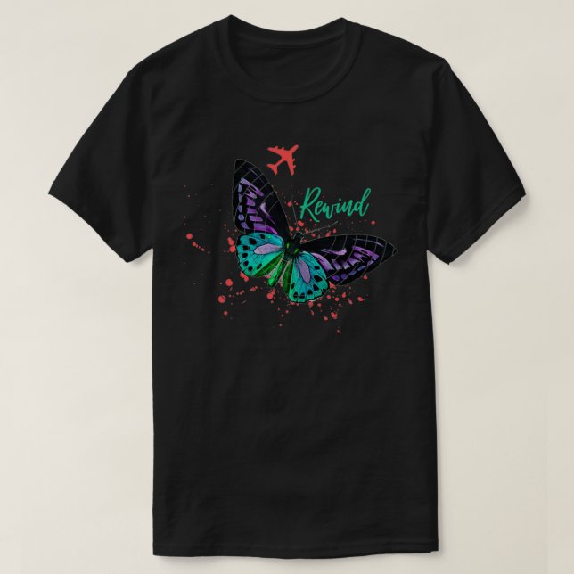 Monarch Butterfly Sommar Himlar T Shirt (Design framsida)