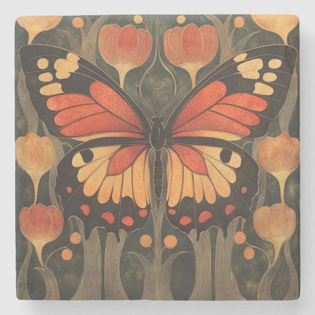 Monarch Butterfly Stenunderlägg (Framsidan)