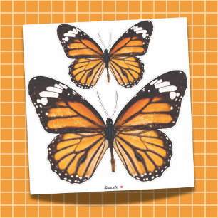 Monarch Butterfly Sticker Lakan Klistermärken