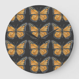 Monarch Butterfly  Stor Klocka