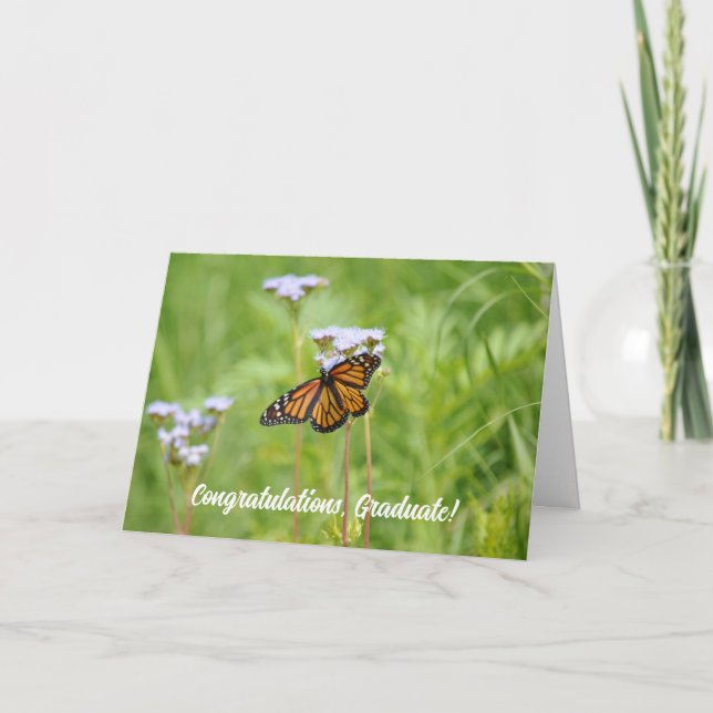 Monarch Butterfly Studenten Card Kort (Framsida)