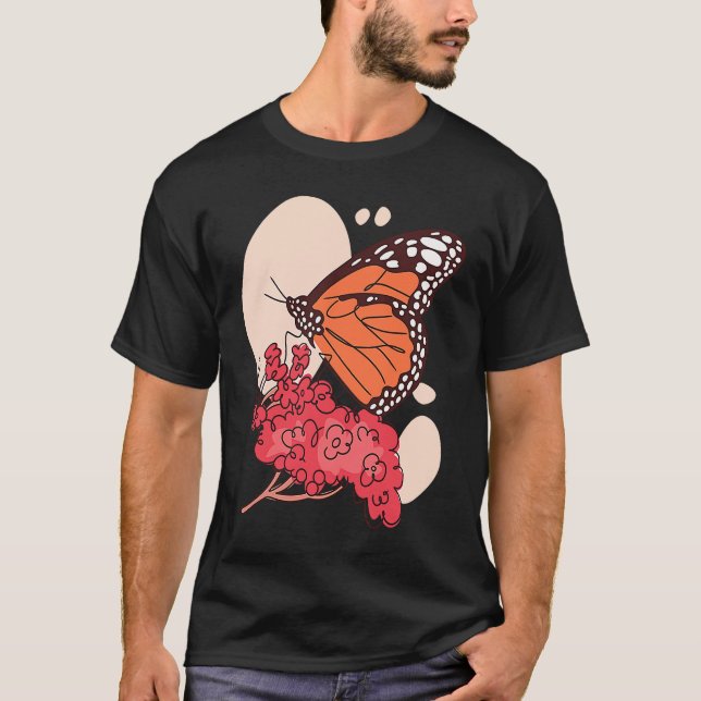 Monarch Butterfly T Shirt (Framsida)