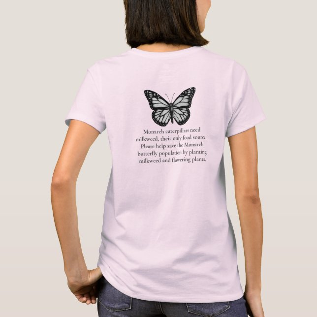 Monarch butterfly T-Shirt (Baksida)