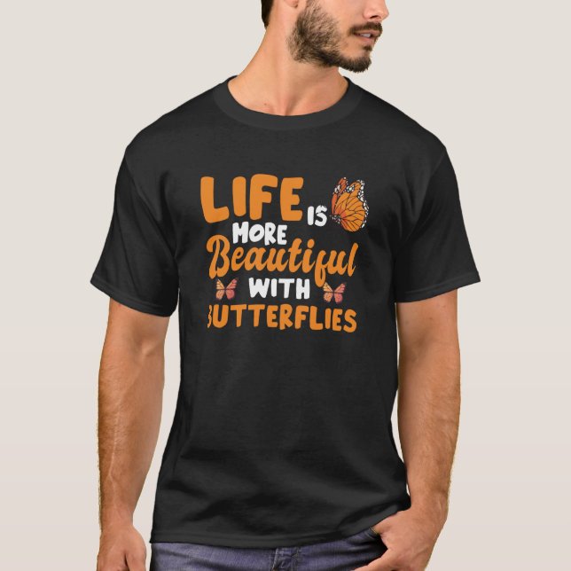 Monarch Butterfly T Shirt (Framsida)