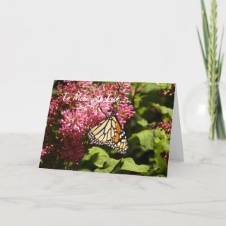 Monarch Butterfly Tack Kort