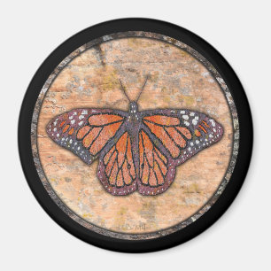 Monarch Butterfly Talking Canyons, New mexico Magnet