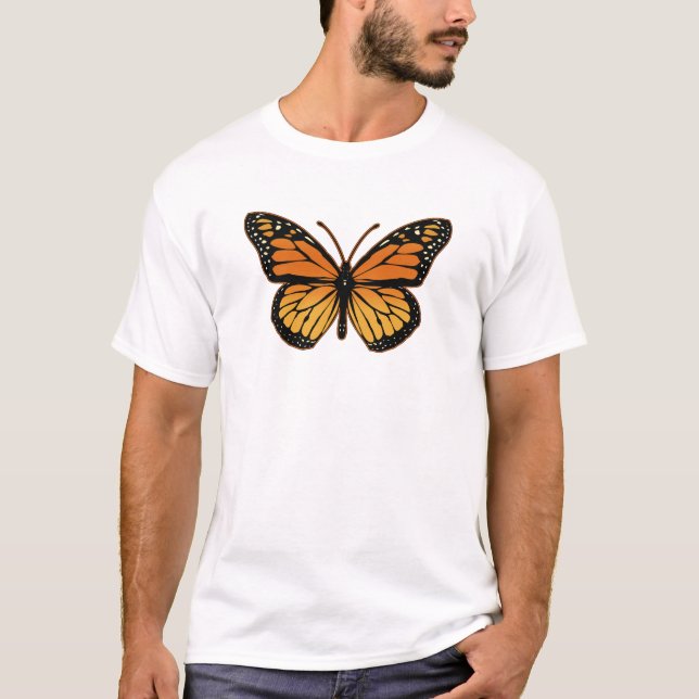 Monarch Butterfly Tee Shirt (Framsida)