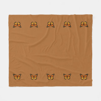 Monarch Butterfly Theme Fleecefilt
