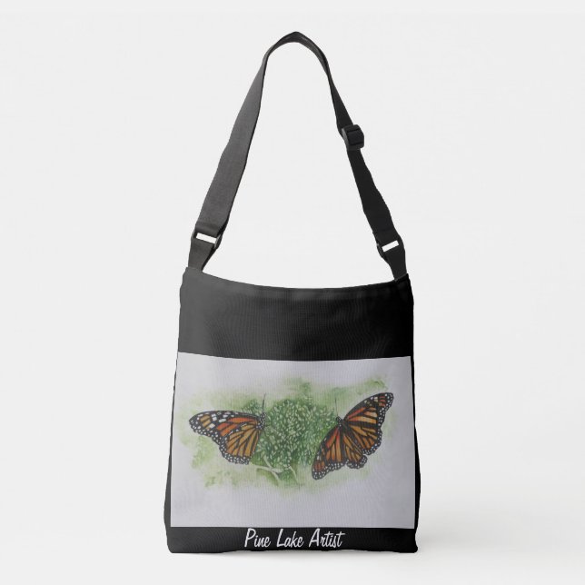 Monarch Butterfly Tote Axelväska (Framsida)