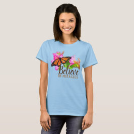 Monarch Butterfly "Tro i Miracles" Shirt T Shirt