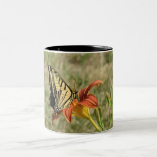 Monarch Butterfly Två-Tonad Mugg