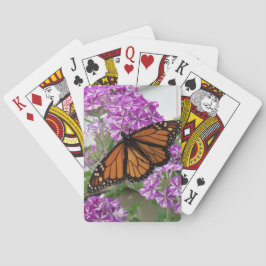 Monarch Butterfly-uppspelningskort Casinokort