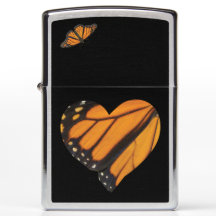 Monarch Butterfly Vingar Heart