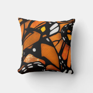 Monarch Butterfly Vingar Pillow Kudde