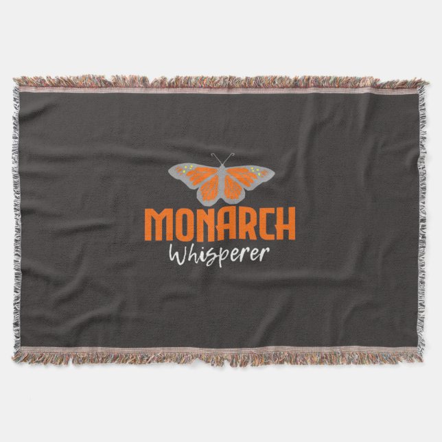 Monarch Butterfly Whisperer Filt (Framsidan)