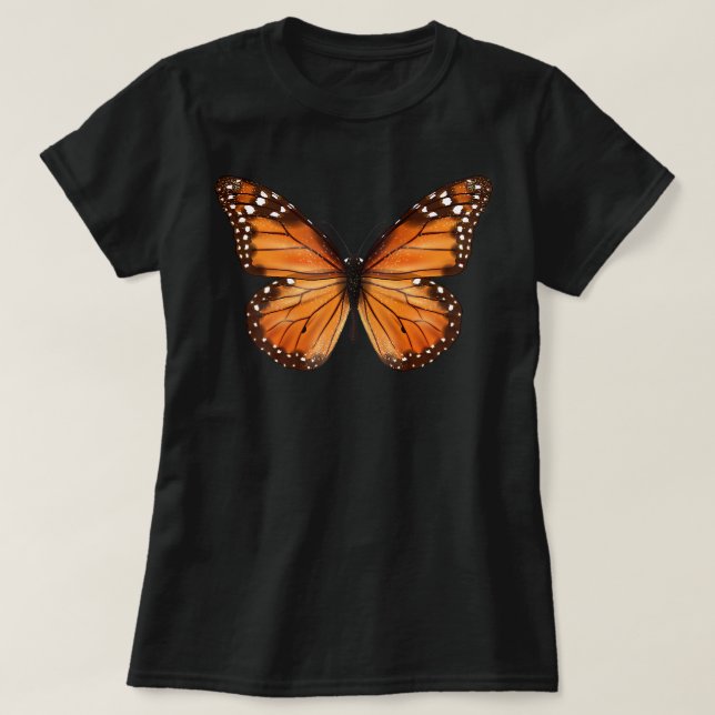 Monarch Butterfly Women Milkweed Nature T Shirt (Design framsida)