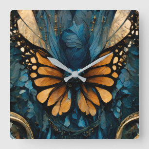 Monarch Firande Wall Clock Fyrkantig Klocka