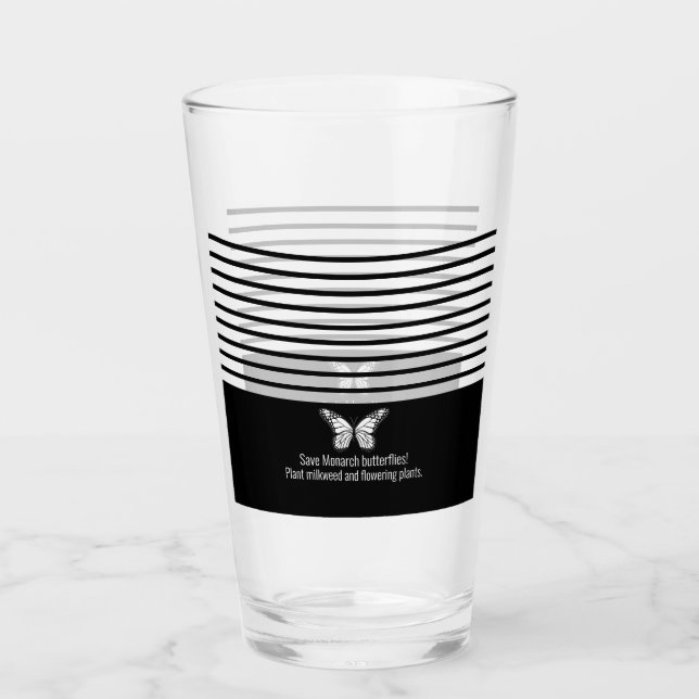 Monarch-fjäril Glaskopp (Framsida)