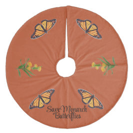 Monarch-fjäril Julgransmatta Fleece