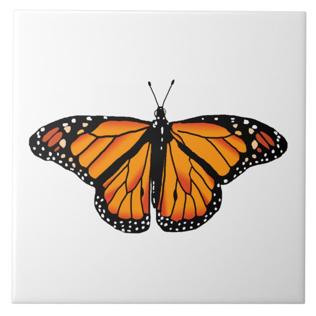 Monarch-fjäril Kakelplatta (Framsidan)