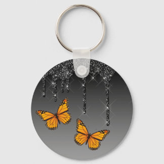 Monarch-fjäril Nyckelring