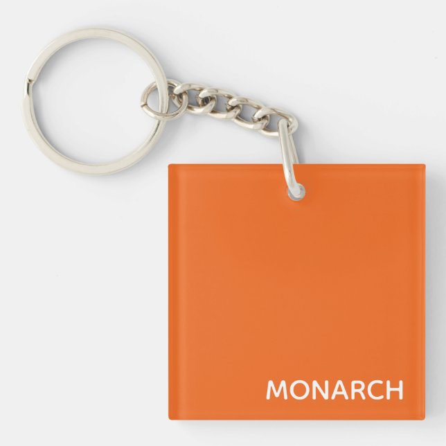 Monarch-fjäril orange färg namn (Framsidan)