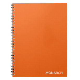 Monarch-fjäril orange färg namn anteckningsbok