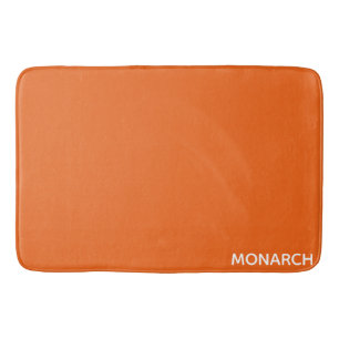 Monarch-fjäril orange färg namn badrumsmatta