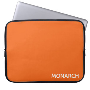 Monarch-fjäril orange färg namn laptop fodral