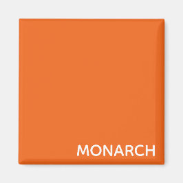 Monarch-fjäril orange färg namn magnet