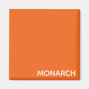 Monarch-fjäril orange färg namn magnet
