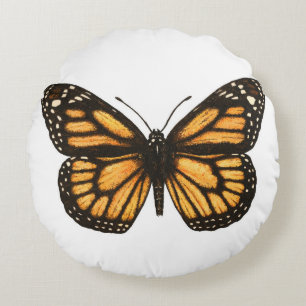 Monarch-fjäril Rund Kudde