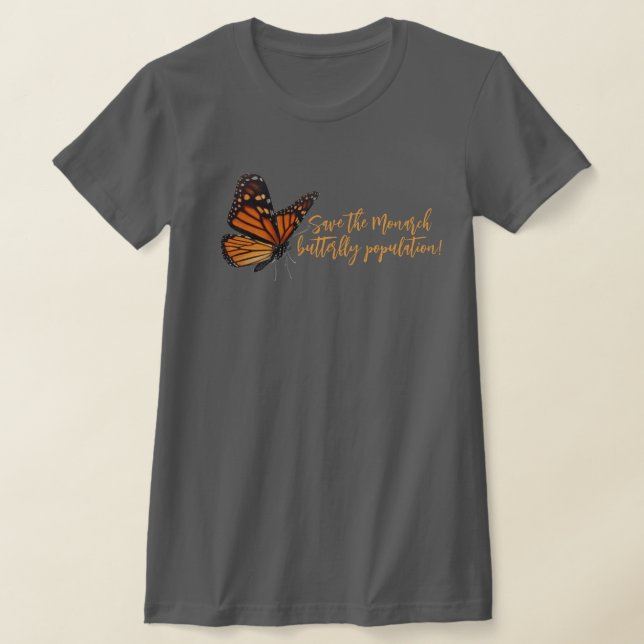 Monarch-fjäril T Shirt (Laydown)