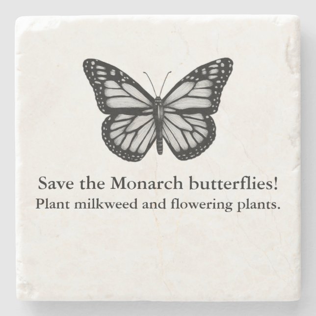 Monarch-fjäril underlägg (Framsidan)