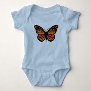 Monarch Fjärilsdesign - Baby Jersey Bodysuit T Shirt