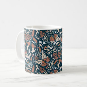 Monarch-fjärilstryck 1 kaffemugg