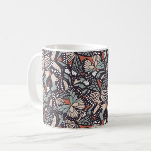 Monarch-fjärilstryck Kaffemugg