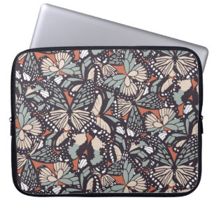 Monarch-fjärilstryck Laptop Fodral
