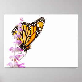 Monarch gick på lavender poster