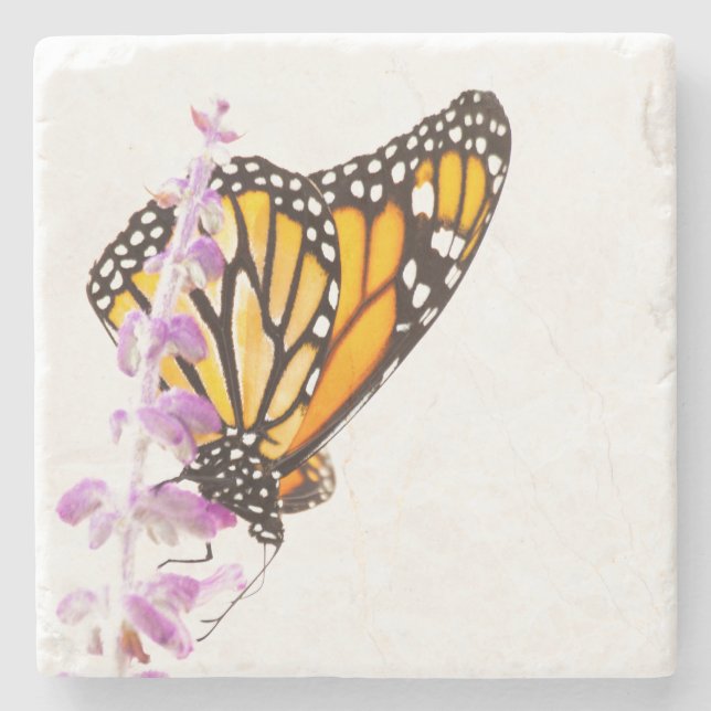 Monarch gick på lavender stenunderlägg (Framsidan)