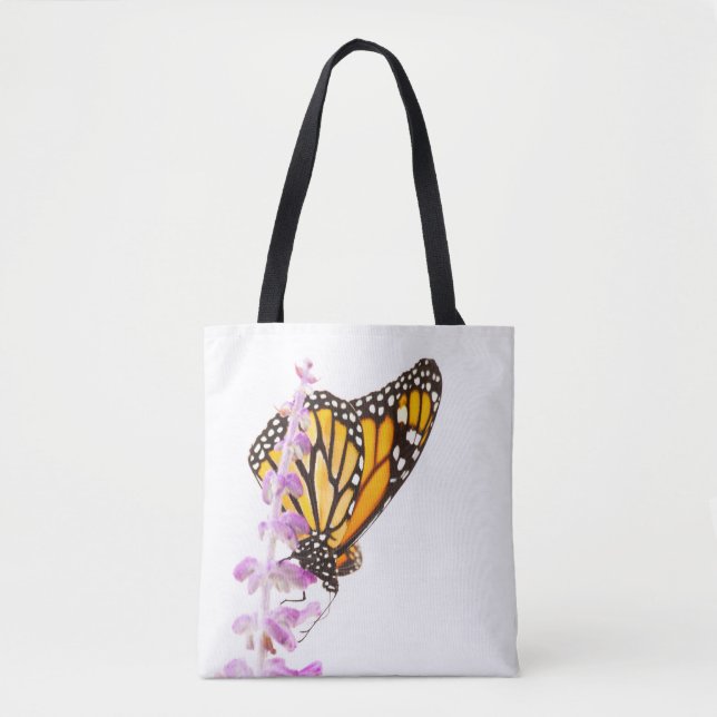 Monarch gick på lavender tygkasse (Framsida)