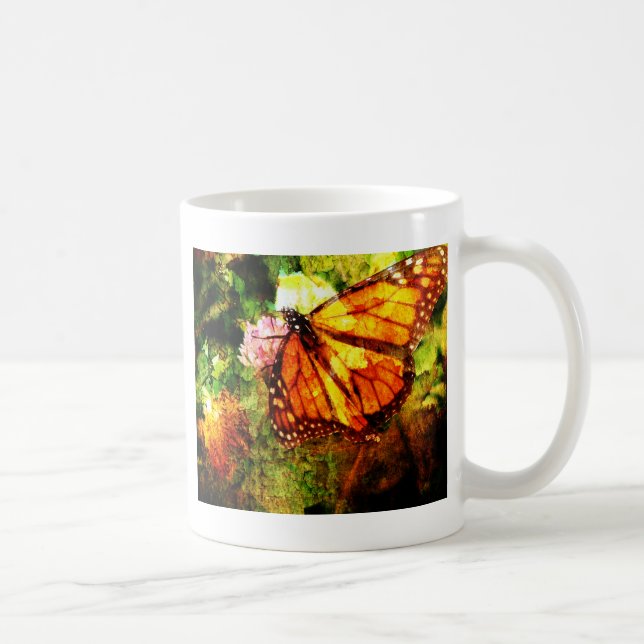 Monarch Grunge Kaffemugg (Höger)