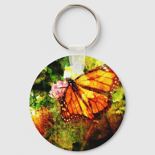 Monarch Grunge Nyckelring (Framsida)