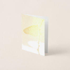 Monarch i morgonljuset folierat kort