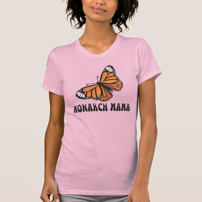 Monarch Mamma Butterflies Gift T Shirt (Framsida)