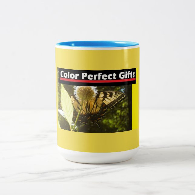 Monarch-marknadsföring Två-Tonad Mugg (Center)