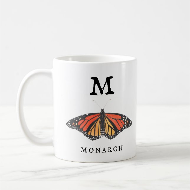 Monarch och Ladybug Kaffemugg (Vänster)