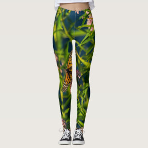 Monarch och Milkweed Leggings